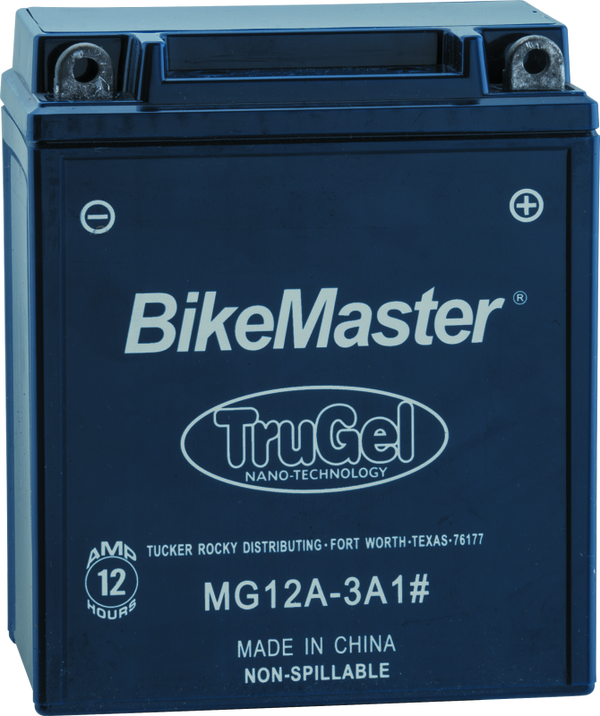 BikeMaster TruGel MG12A-3A1 Motorcycle Battery (170 CCA)