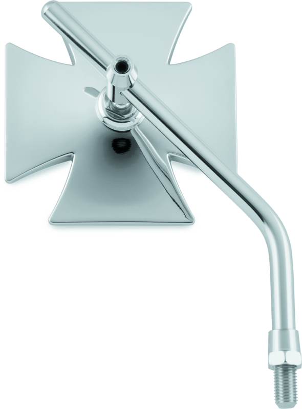 Bikers Choice Chrome Maltese Long Stem Mirror (65-Up)