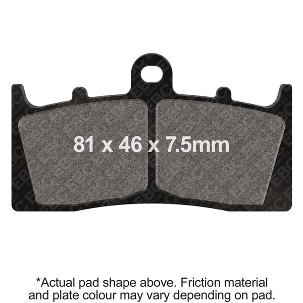 EBC 00-07 BMW K 1200 LT Evo (w/ABS/Loose Bobbin Type) Front Left/Right Sintered HH Brake Pads