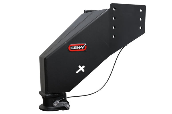 Gen-Y Nomad Static 5th Wheel to Gooseneck - 6.5K TW 30K Tow - Texture Black (Rhino Frames)