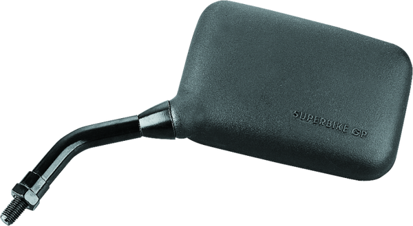 BikeMaster Superbike AX Left Side Mirror 10mm Thread Black