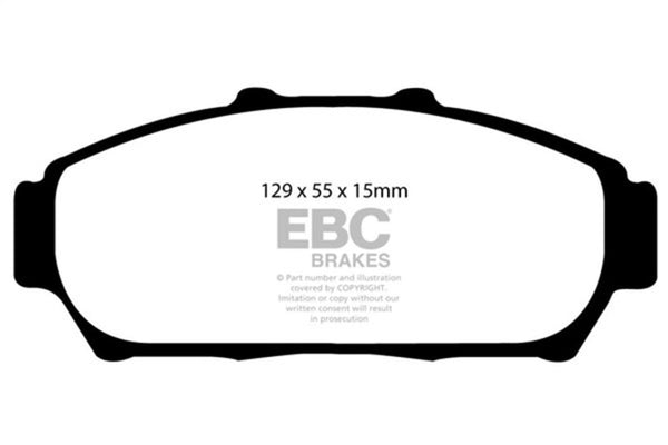 EBC Yellowstuff Front Brake Pads for 94-01 Acura Integra 1.8