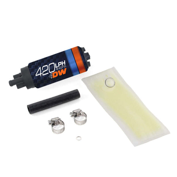 DeatschWerks DW420 Series 420lph In-Tank Fuel Pump with Install Kit for Acura Integra & Honda Civic
