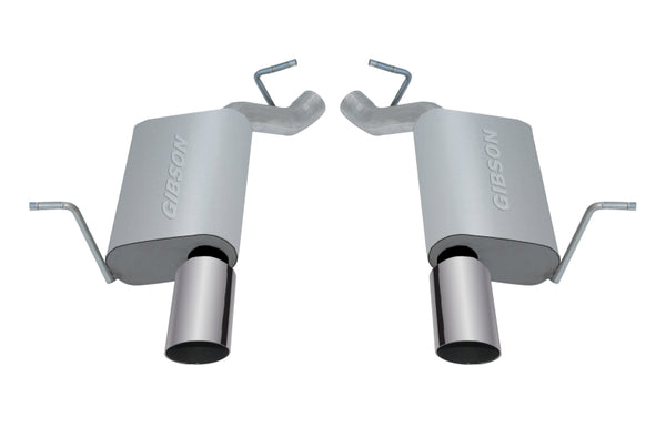 Gibson 11-18 Jeep Grand Cherokee Laredo 3.6L Axle-Back Dual Exhaust - Stainless Steel
