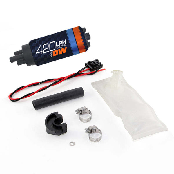 Deatschwerks DW420 Series 420lph In-Tank Fuel Pump with Install Kit for Nissan S14/S15, R33/R34 Non-GTR