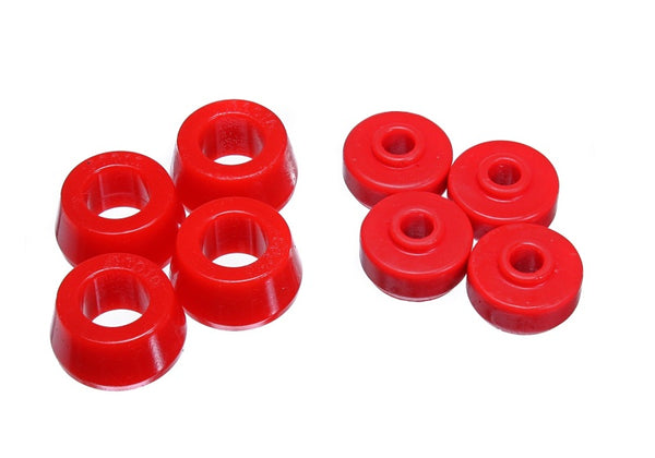 Energy Suspension Rear Shock Bushings for 1996-2009 Toyota 4Runner (Red)