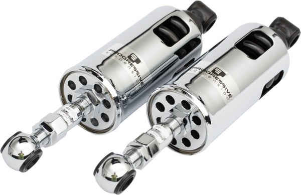 Progressive 00-17 Harley-Davidson Softail 422 Series Shocks Heavy Duty - Chrome