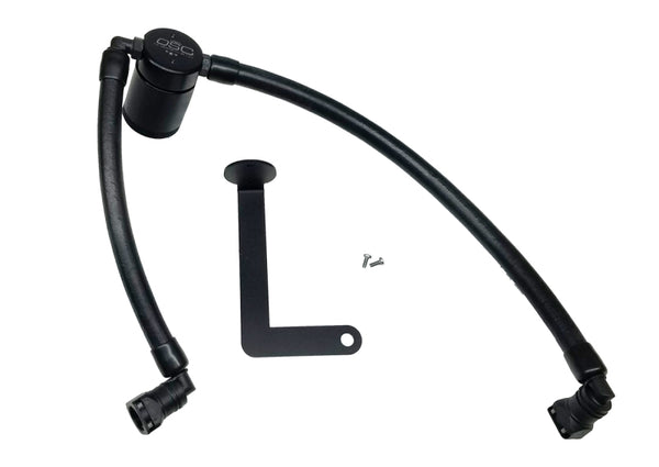J&L Oil Separator for 2010-2019 Ford Flex EcoBoost V6 - Black Anodized