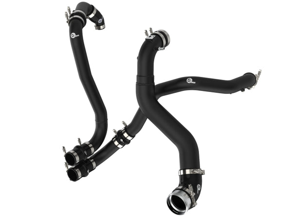 aFe BladeRunner Hot and Cold Charge Pipe Kit for 2021-2025 Ford F-150 3.5L Ecoboost V6 - Black