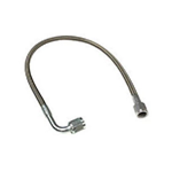 Fragola -4AN PFTE Ext Black Hose Assembly Straight x 90 Degree 40in