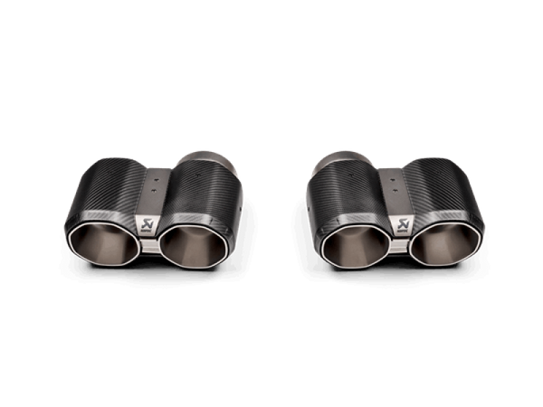 Akrapovic Octagonal Carbon Tail Pipe Tips Set BMW G87 M2 / G80 M3 / G82 M4 (2021+)