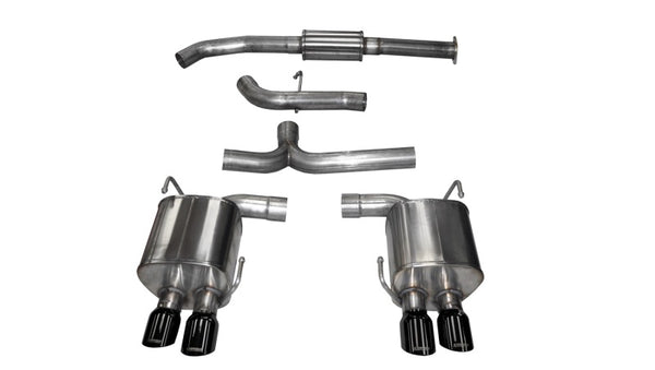 CORSA Performance 2015-2021 Subaru WRX Cat Back Exhaust with Black Quad 3.5in Tips