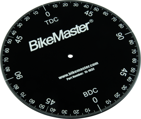 BikeMaster 7" Timing Degree Wheel (6061 Aluminum) - Engine Timing Tool