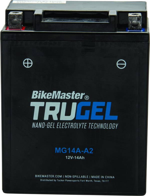 BikeMaster TruGel Battery - MG14A-A2