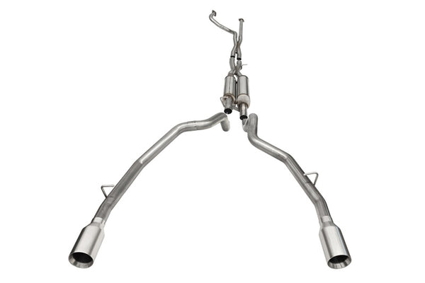 CORSA 2021-2024 Dodge Ram TRX Crew Cab Xtreme Catback Exhaust Dual Rear Satin Tip