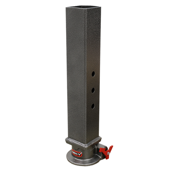 Gen-Y Viking 4in Square Tube Gooseneck Static Hitch w/SnapLatch 2-5/16in Coupler 8.5K TW 30K