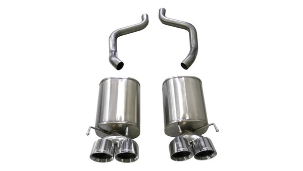 CORSA Performance 2009-2013 Chevrolet Corvette (C6) 6.2L Polished Sport Axle-Back Exhaust w/4.5in Tips