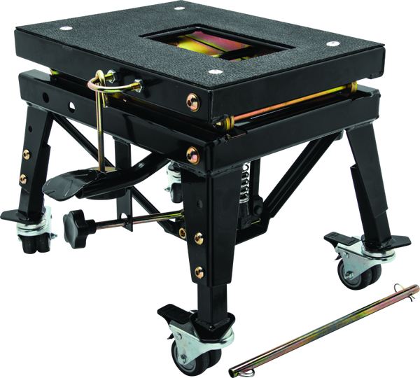 BikeMaster MX Scissor Lift with Locking Wheels 350 lb Capacity (1234 in Lift Range)