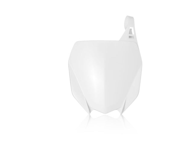 Acerbis Front Number Plate White Yamaha YZ125/YZ125X/YZ250/YZ250X/YZ250F/YZ450F/YZ250FX/YZ450FX (20182024)