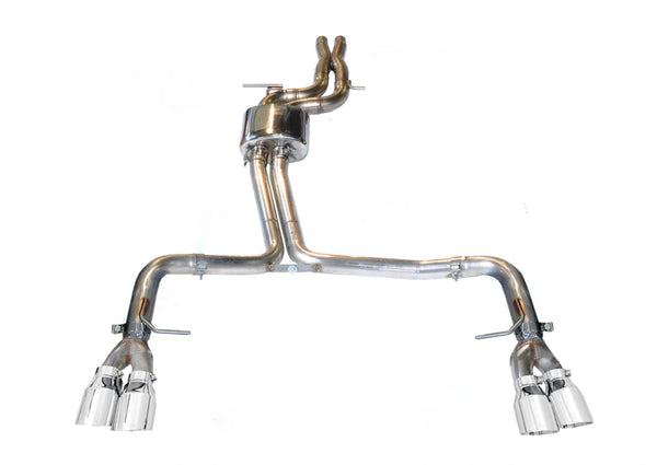 AWE Tuning Track Edition Catback Exhaust for Audi B8.5 S4 3.0T - 102mm Chrome Tips