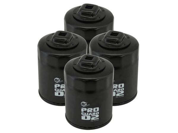 aFe ProGUARD D2 Oil Filter 4-Pack for Nissan Trucks (19992014) & Honda Cars (20012015)