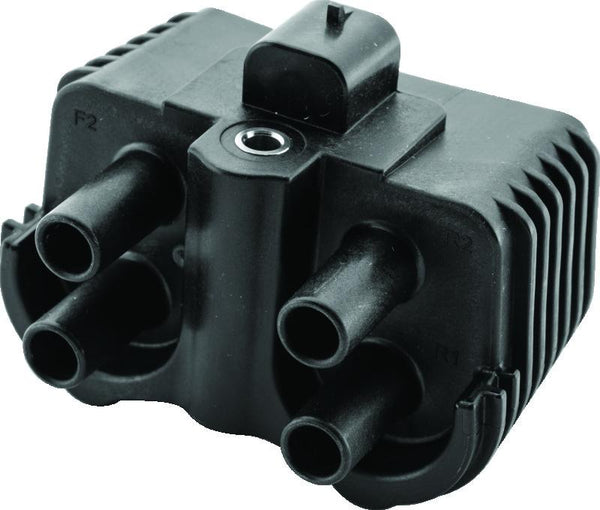Twin Power 18-Up Softail Ignition Coil Black Replaces H-D 31600067 .4 ohm