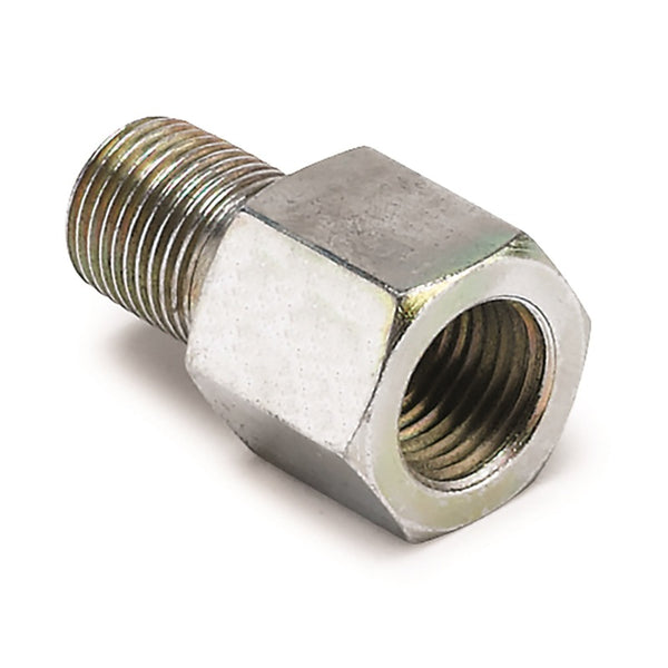 AutoMeter Metric Oil Pressure Adapter 1/8" BSPT Male to 1/8" NPTF Female (Brass)