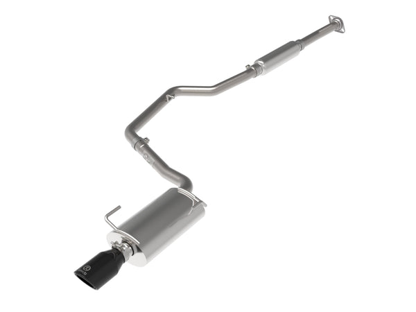 aFe Takeda Catback Exhaust for 12-16 Subaru Impreza 2.0L - 304SS with Black Tips