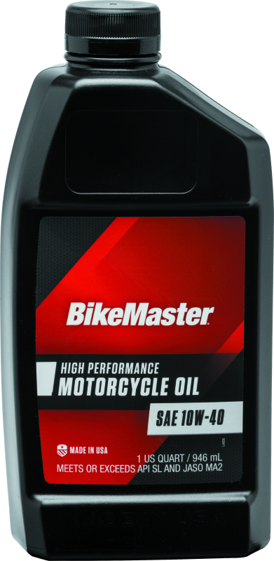 BikeMaster 10W-40 Performance Motorcycle Oil (1 Quart)