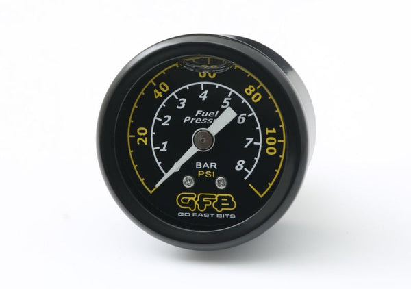 GFB Fuel Pressure Gauge 40mm 1-1/2in, 1/8MPT Thread, 0-120PSI (Suits 8050/8060)