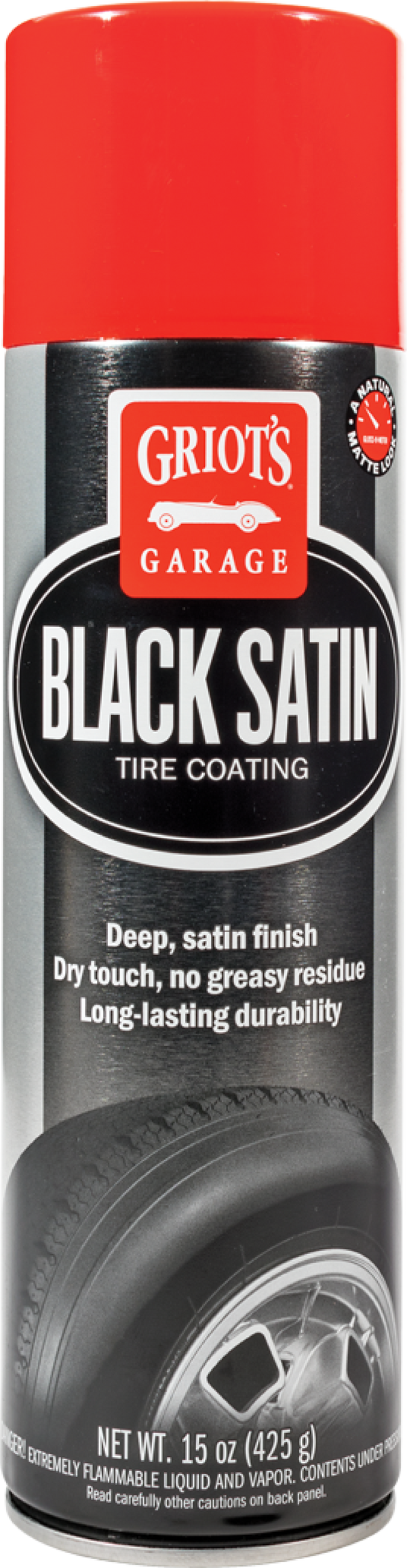 Griots Garage Black Satin Tire Coating 15oz Aerosol Spray