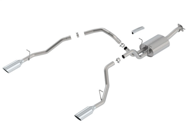 Borla Catback Exhaust S-Type for 2019 RAM 1500 5.7L V8 Crew Cab Short Bed