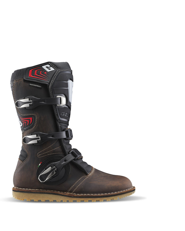Gaerne Balance Oiled Motorcycle Boots - Brown, Size 12