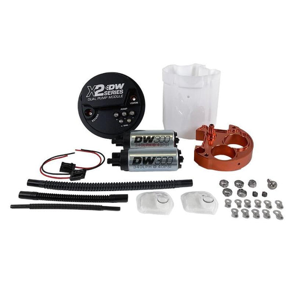 DeatschWerks X2 Series Fuel Pump Module with Dual DW300 Pumps for Subaru WRX/STI 2008-2021