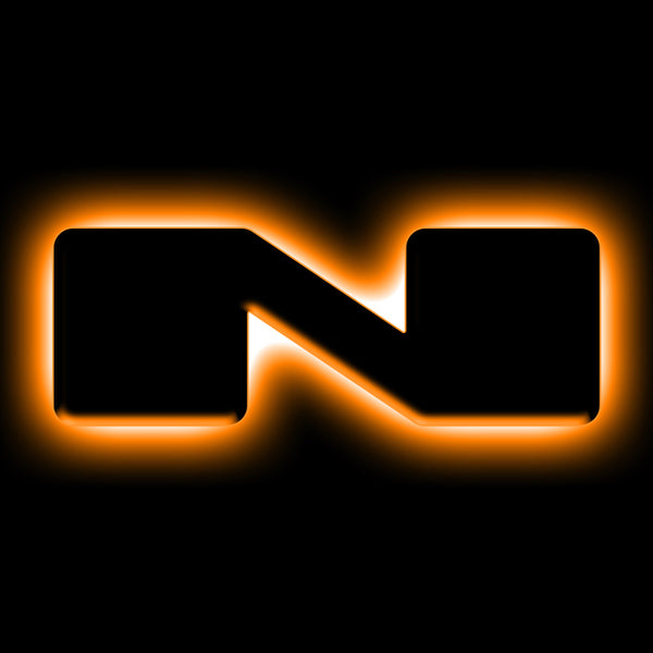 ORACLE Lighting Universal Illuminated LED Letter Badges - Matte Blk Surface Finish - N