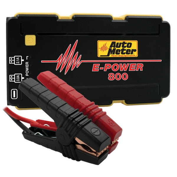 AutoMeter 12V Emergency Jump Starter Power Pack 800A Peak
