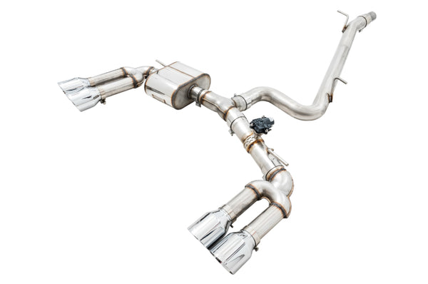 AWE Tuning SwitchPath Catback Exhaust for Audi 8V S3 with 102mm Chrome Tips