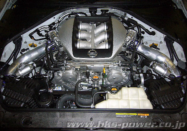 HKS SSQV4 BOV Kit for 2009-2010 GT-R R35 - Includes 2 SSQV & Polished Aluminum Pipes