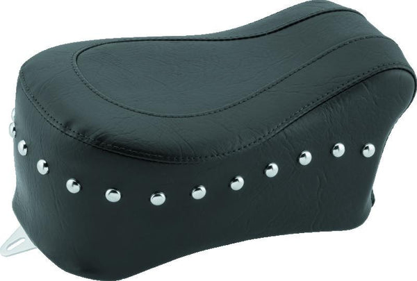 Mustang 65-86 Harley Early FL Touring Tank Bib w/Studs - Black