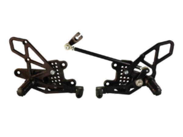 Vortex Racing 08-16 Honda CBR1000 RR Adjustable Rearsets- Black