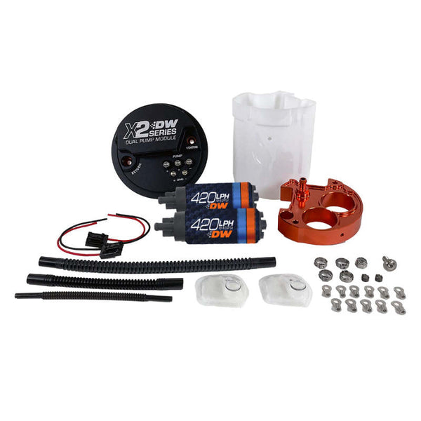 DeatschWerks X2 Series Dual DW420 Fuel Pump Module for 2008-2021 WRX/STI