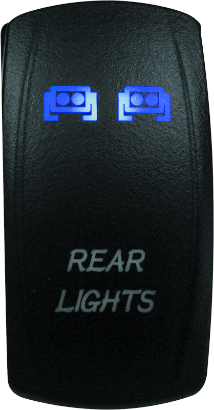 DragonFire Racing Lighted Rear On/Off Switch - Blue
