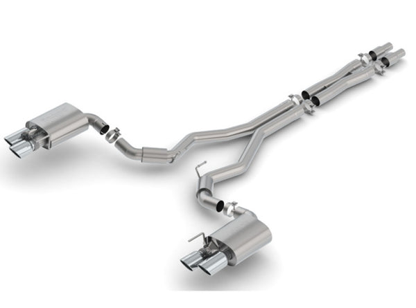 Borla S-Type Catback Exhaust for 2018 Ford Mustang GT 5.0L (AT/MT) - 3in with Valves