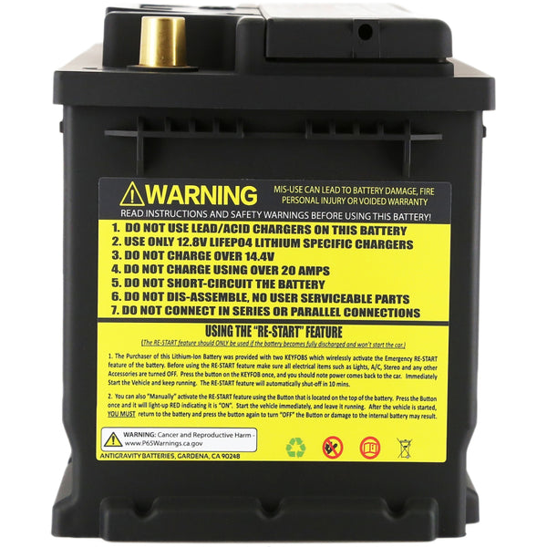 Antigravity H6 / Group 48 Lithium Car Battery (High Performance)