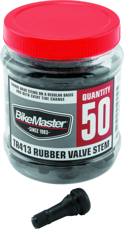 BikeMaster TR413 Rubber Valve Stem - Tubeless Tyres