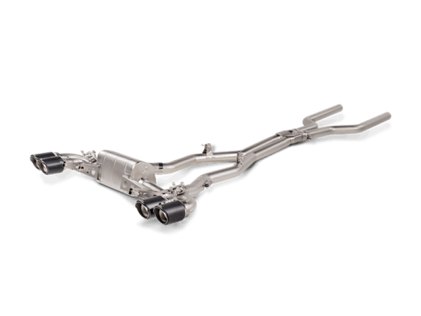 Akrapovic Evolution Line Cat-Back Exhaust 2021 BMW M8/M8 Competition (F93) Titanium w/ Carbon Tips
