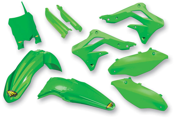 Cycra Powerflow Body Kit for 13-16 Kawasaki KX250F - OEM Green