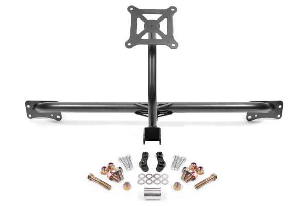 BMR Bolt-On Parachute Mount for 2015-2019 Ford Mustang - Black Hammertone
