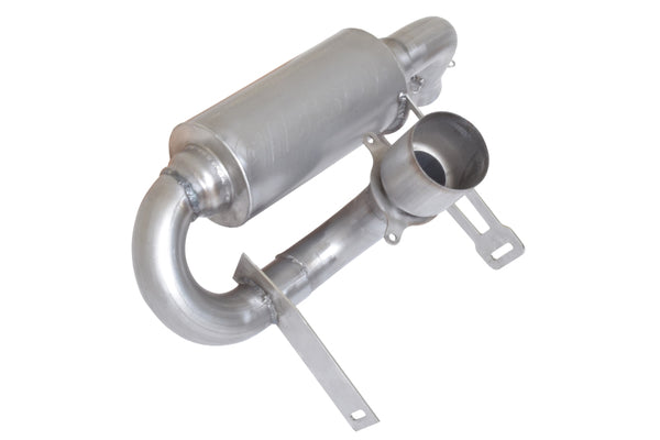 Gibson 17-20 Can-Am Maverick X3 Turbo Base 2.5" Single Exhaust - Stainless Steel