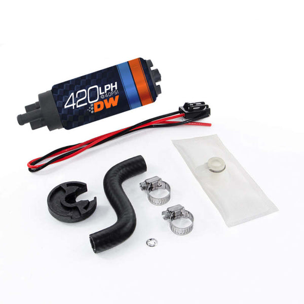 Deatschwerks DW420 Series 420lph In-Tank Fuel Pump with Install Kit - 85-97 Ford Mustang